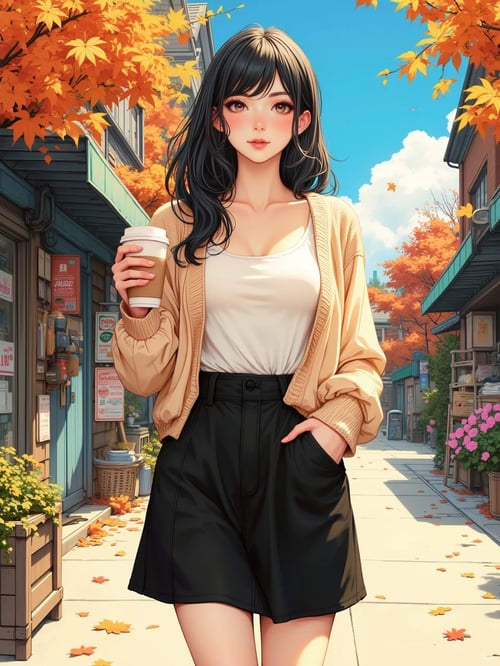 手绘美女生活模型-flux1.0 by ai老头 on Tensor.Art