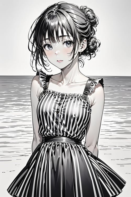 黑白素描二次元 by 绘炫 on Tensor.Art