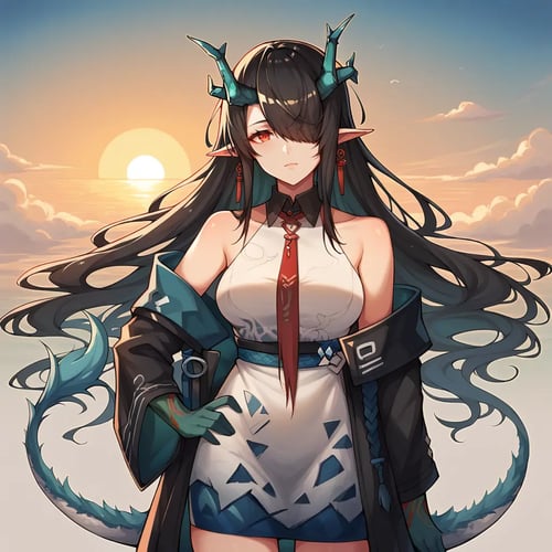 Dusk - Arknights (3 Outfits) by reprinter on Tensor.Art