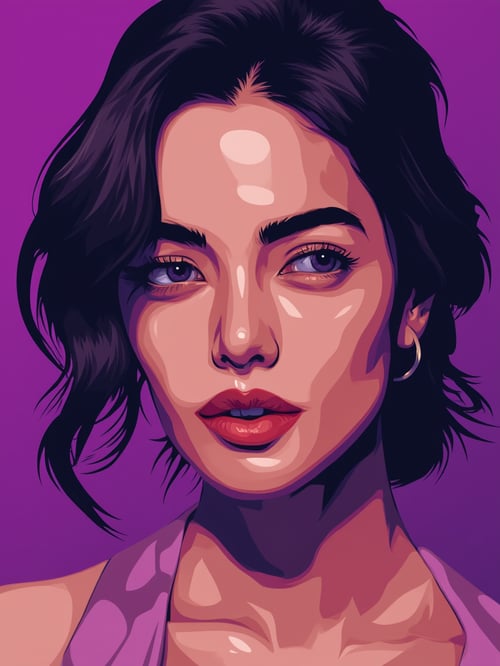 Vector Portrait by Philosophy.AI on Tensor.Art