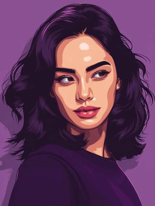 Vector Portrait by Philosophy.AI on Tensor.Art