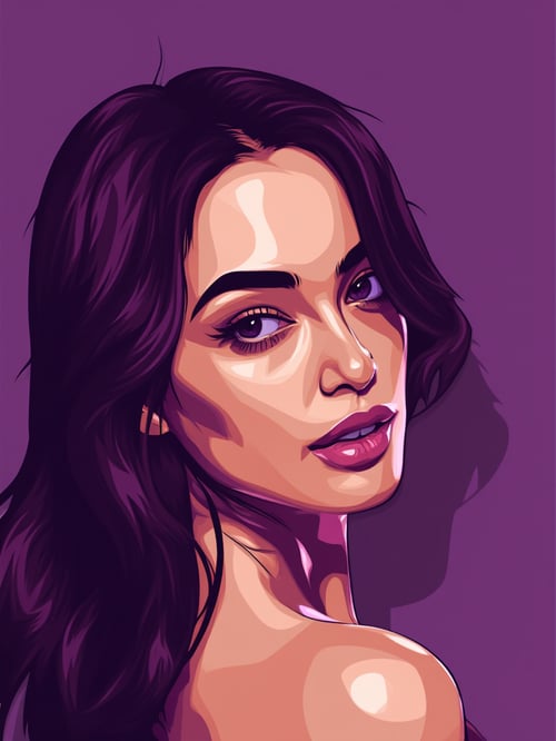 Vector Portrait by Philosophy.AI on Tensor.Art