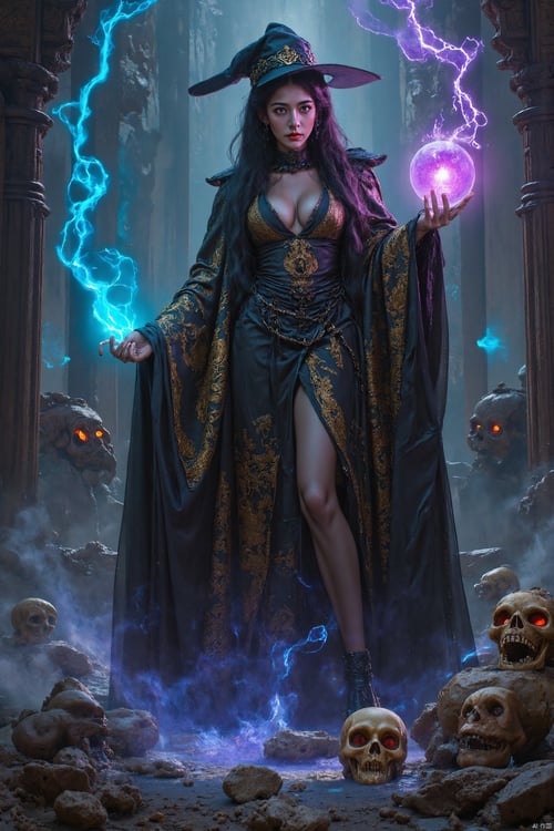 万圣节女巫_F.1 by 岳说 on Tensor.Art