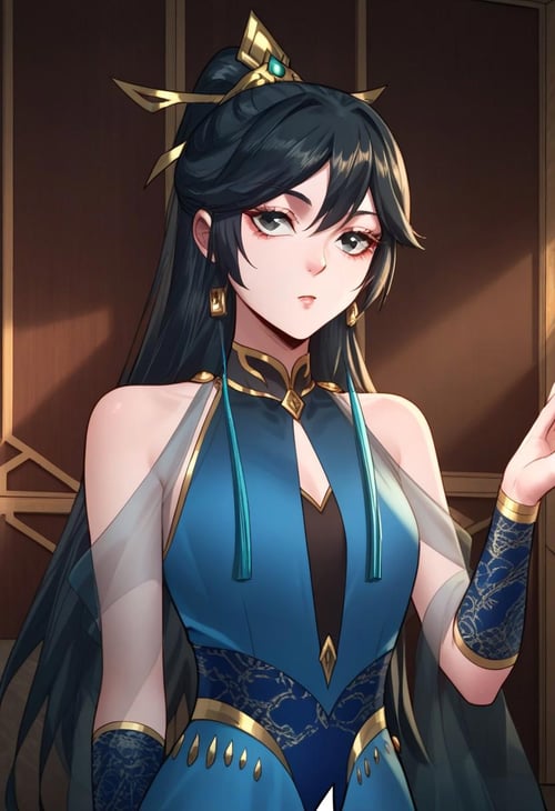 Wang Zijin 王子衿｜I am the fated villain 我!天命大反派｜Manhua by Rioii on Tensor.Art