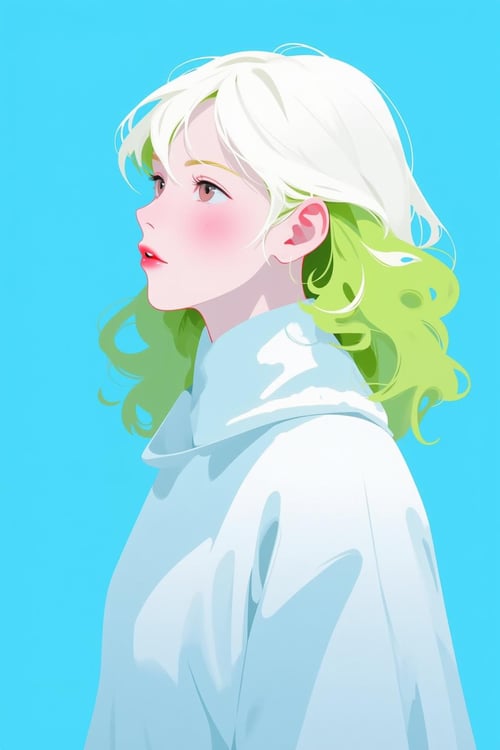 Flat Portrait by lionwill on Tensor.Art