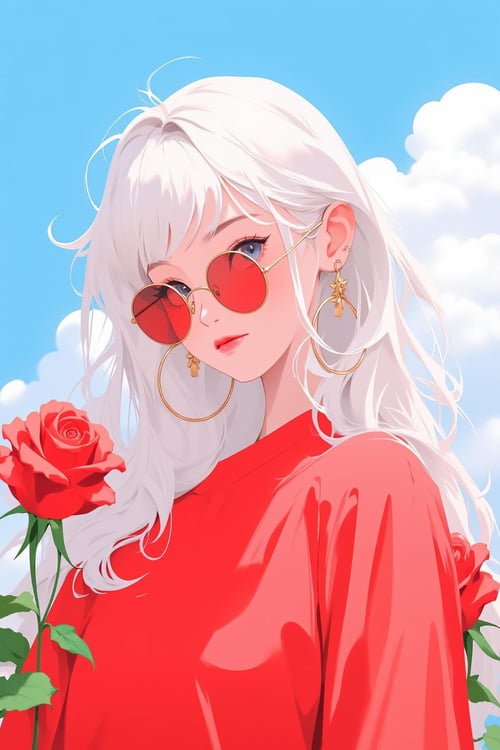 Flat Portrait by lionwill on Tensor.Art