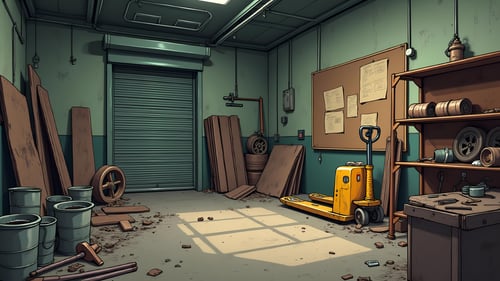 Abandoned Office DX - FLUX.dev by CaptainPollutionTV on Tensor.Art
