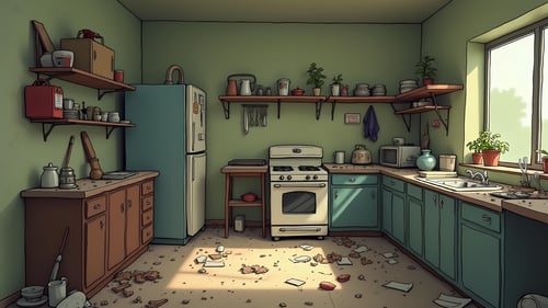 Abandoned Office DX - FLUX.dev by CaptainPollutionTV on Tensor.Art