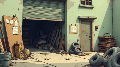 Abandoned Office DX - FLUX.dev by CaptainPollutionTV on Tensor.Art