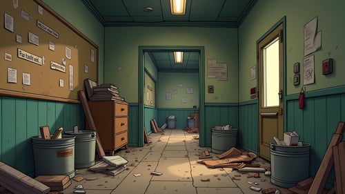 Abandoned Office DX - FLUX.dev by CaptainPollutionTV on Tensor.Art