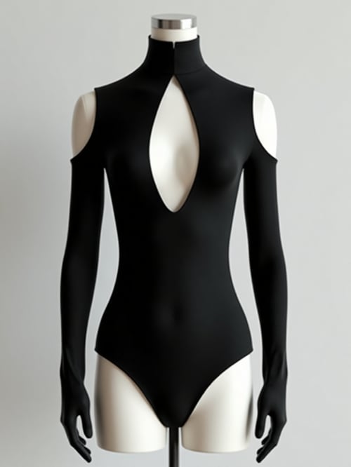 black bodysuit by OHO on Tensor.Art