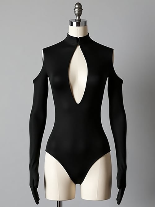 black bodysuit by OHO on Tensor.Art