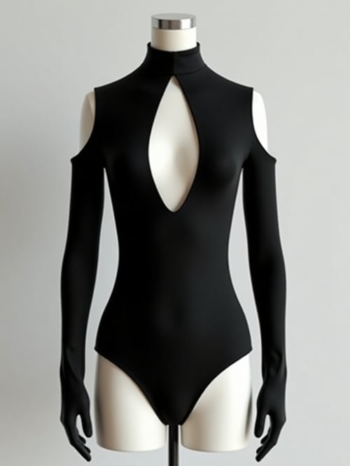black bodysuit by OHO on Tensor.Art