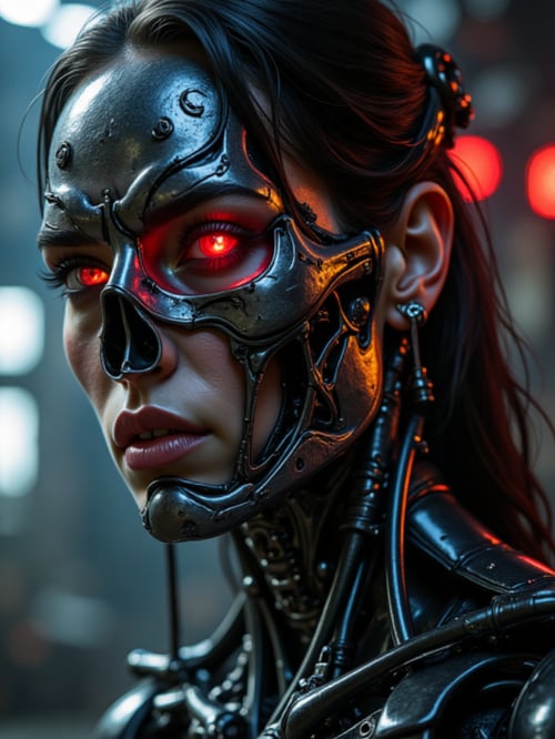 [FLUX]SD3_Ai Terminator Woman by Ai_BayuSari on Tensor.Art