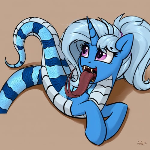 Triksa the Lamia (OC) by Kirby_Orange on Tensor.Art
