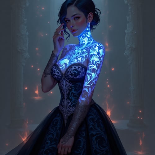 Flux BioInk Enigma by blackpanther69 on Tensor.Art