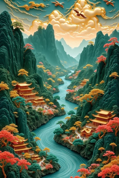 Chinese Art Contemporary [by yani_94438] by MacrossManiac on Tensor.Art