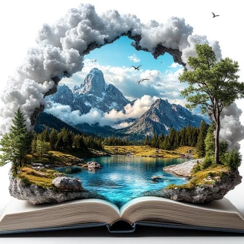 Worlds in Books FLUX @Ethanar by Ethanar on Tensor.Art
