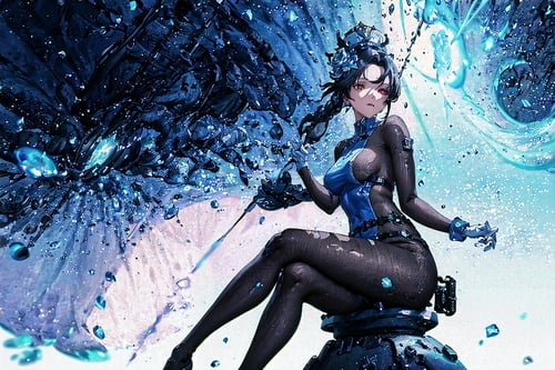 Maiden Ice Rose by THOA on Tensor.Art