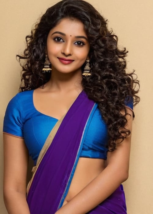 Indian girls saree navel -XL by Dreamer on Tensor.Art
