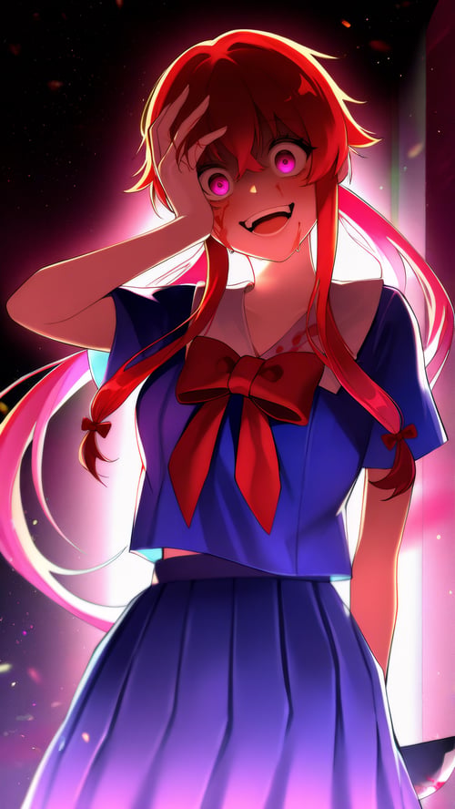 Yuno Gasai (Mirai Nikki) by Dwnsty on Tensor.Art