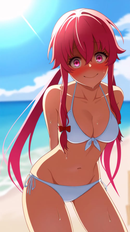 Yuno Gasai (Mirai Nikki) by Dwnsty on Tensor.Art