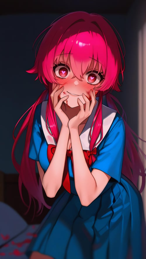 Yuno Gasai (Mirai Nikki) by Dwnsty on Tensor.Art