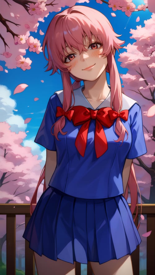 Yuno Gasai (Mirai Nikki) by Dwnsty on Tensor.Art