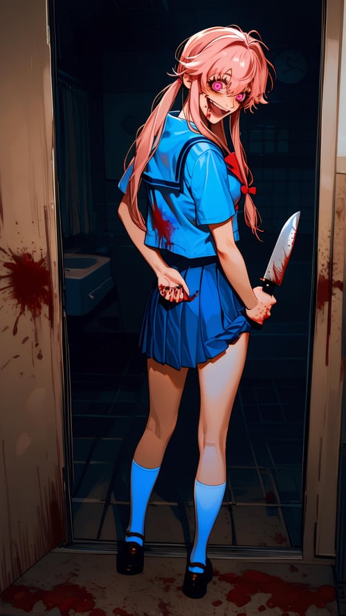 Yuno Gasai (Mirai Nikki) by Dwnsty on Tensor.Art