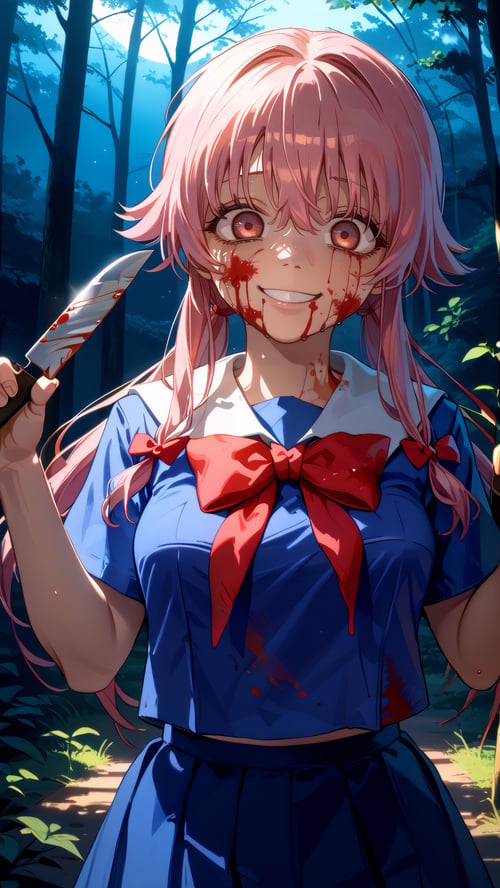 Yuno Gasai (Mirai Nikki) by Dwnsty on Tensor.Art