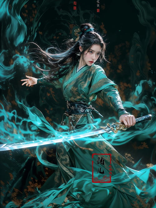 绪儿-武侠 xuer martial arts by B站绪儿已成精 on Tensor.Art
