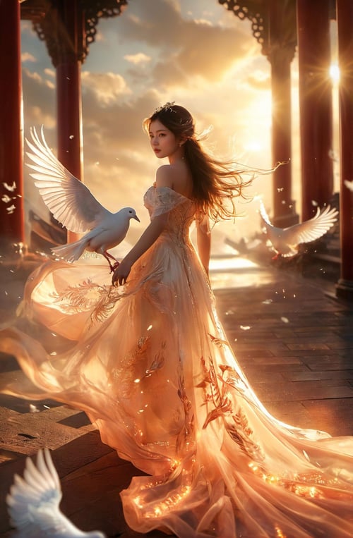绪儿XL-丝路流光裙 XUER Silk Road glowing dress by B站绪儿已成精 on Tensor.Art