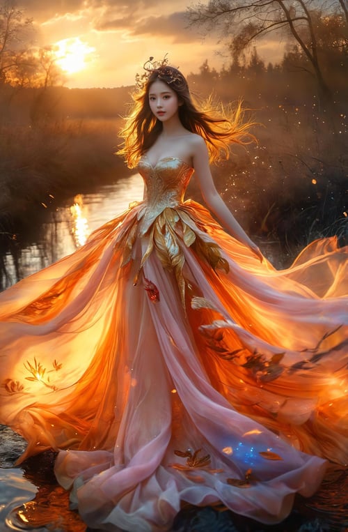 绪儿XL-丝路流光裙 XUER Silk Road glowing dress by B站绪儿已成精 on Tensor.Art