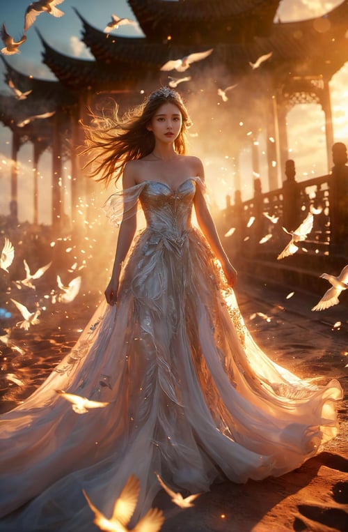 绪儿XL-丝路流光裙 XUER Silk Road glowing dress by B站绪儿已成精 on Tensor.Art