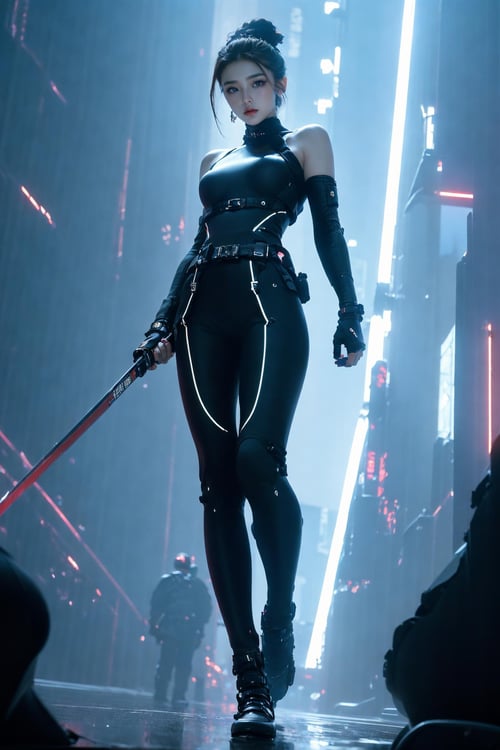 绪儿-赛博武士 xuer cyberwarrior by B站绪儿已成精 on Tensor.Art