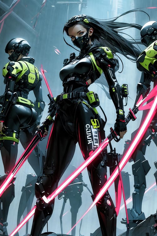 绪儿-赛博武士 xuer cyberwarrior by B站绪儿已成精 on Tensor.Art