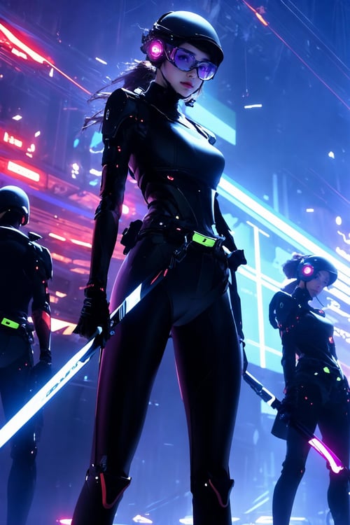 绪儿-赛博武士 xuer cyberwarrior by B站绪儿已成精 on Tensor.Art