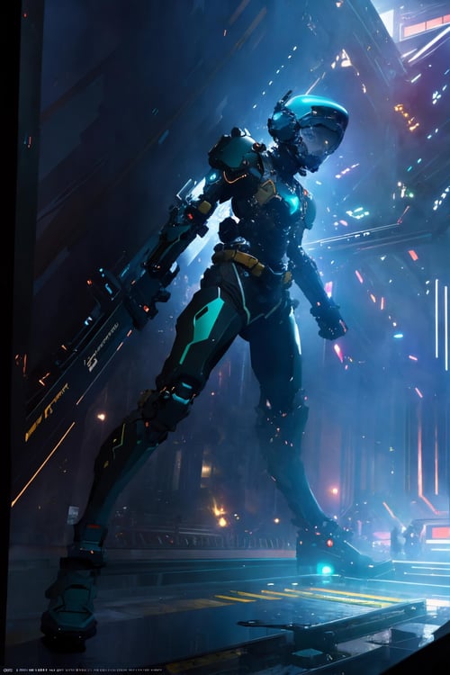 绪儿-赛博武士 xuer cyberwarrior by B站绪儿已成精 on Tensor.Art