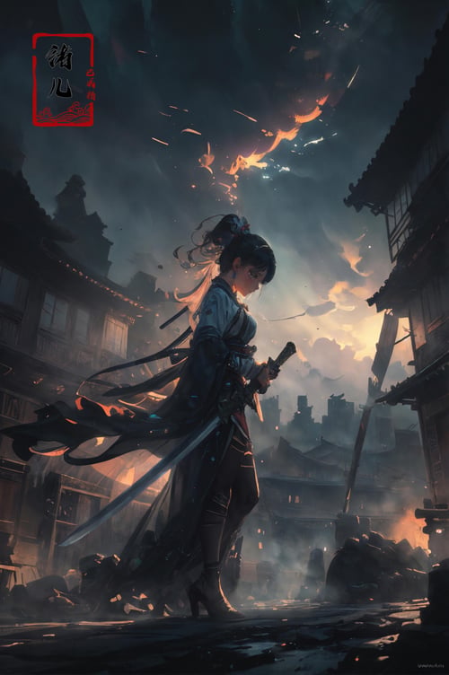 绪儿-武侠中国剑 xuer Ancient Chinese sword by B站绪儿已成精 on Tensor.Art