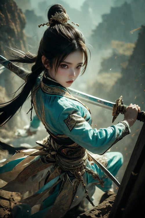 绪儿-武侠中国剑 xuer Ancient Chinese sword by B站绪儿已成精 on Tensor.Art