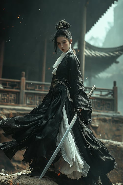 绪儿-武侠中国剑 xuer Ancient Chinese sword by B站绪儿已成精 on Tensor.Art