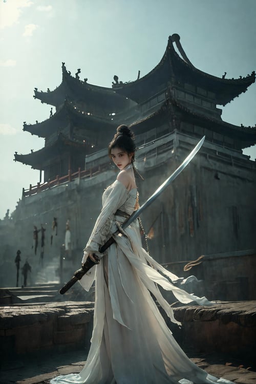 绪儿-武侠中国剑 xuer Ancient Chinese sword by B站绪儿已成精 on Tensor.Art