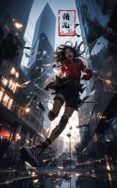 绪儿-跳跃构图 Jumping by B站绪儿已成精 on Tensor.Art