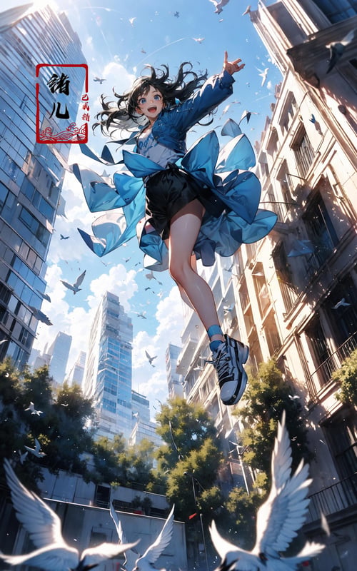 绪儿-跳跃构图 Jumping by B站绪儿已成精 on Tensor.Art