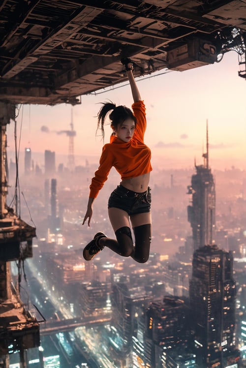 绪儿-跳跃构图 Jumping by B站绪儿已成精 on Tensor.Art