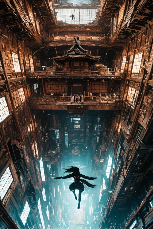 绪儿-跳跃构图 Jumping by B站绪儿已成精 on Tensor.Art