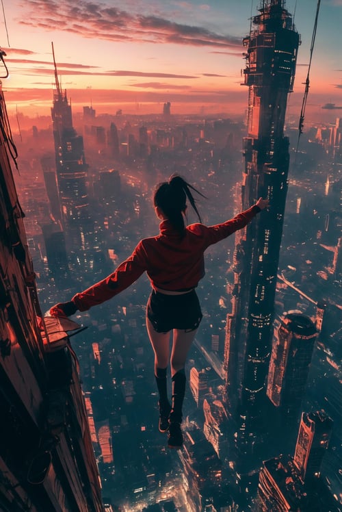绪儿-跳跃构图 Jumping by B站绪儿已成精 on Tensor.Art