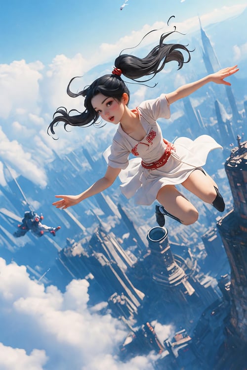 绪儿-跳跃构图 Jumping by B站绪儿已成精 on Tensor.Art