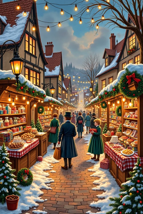 Christmas Eve Illustration by Nancything on Tensor.Art