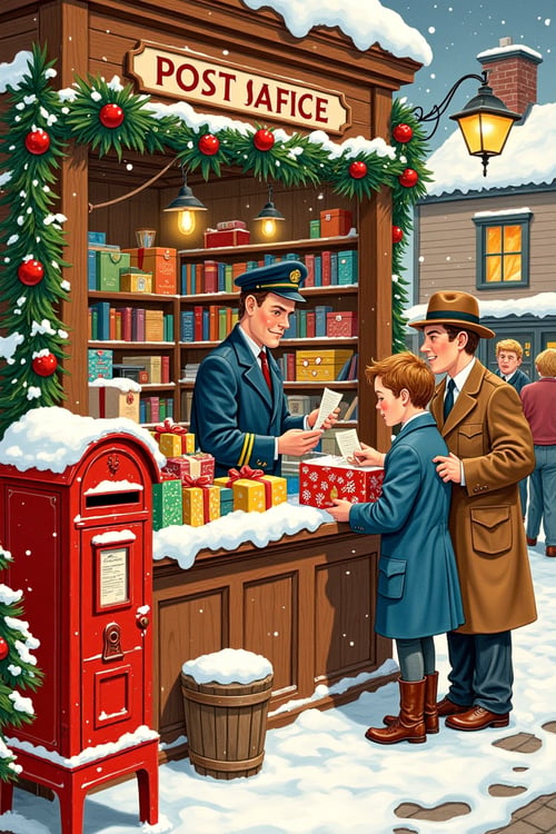 Christmas Eve Illustration by Nancything on Tensor.Art